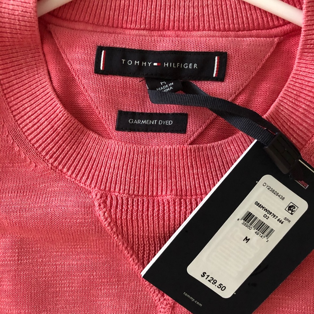 Hilfiger Garment Dyed Men’s Sweater - Picture 2 of 2